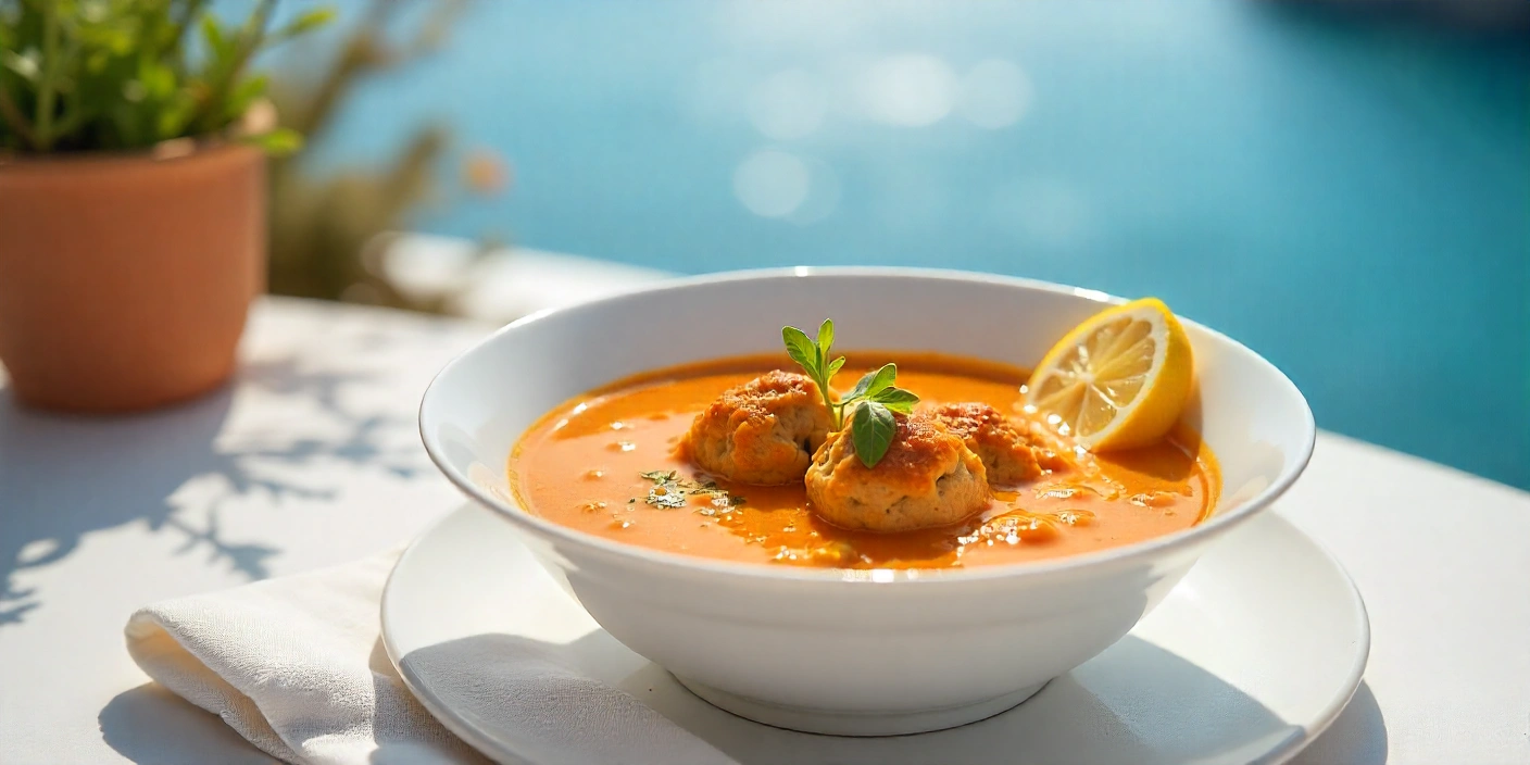 soup with meatballs