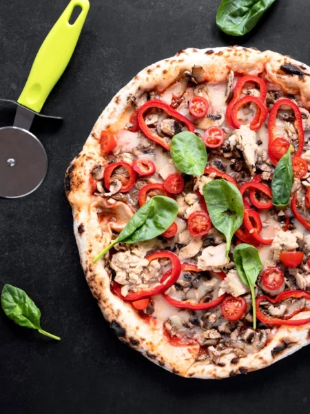 thin crust pizza