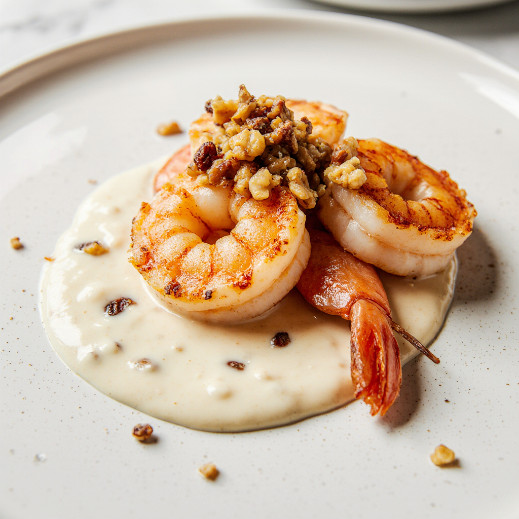 Mayonnaise Walnut Shrimp