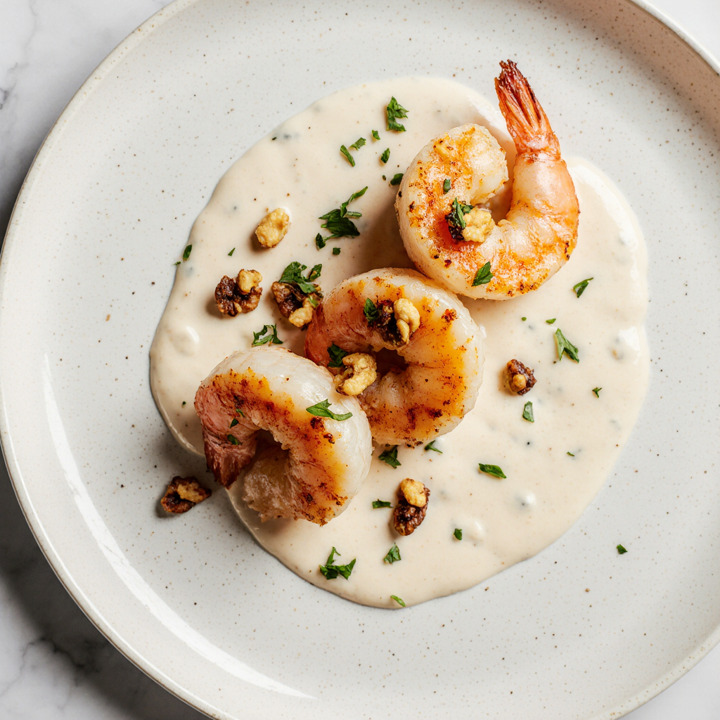 Mayonnaise Walnut Shrimp