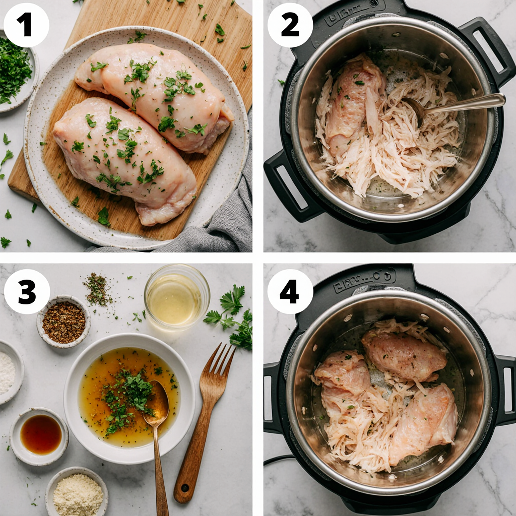 instant pot shredded chicken