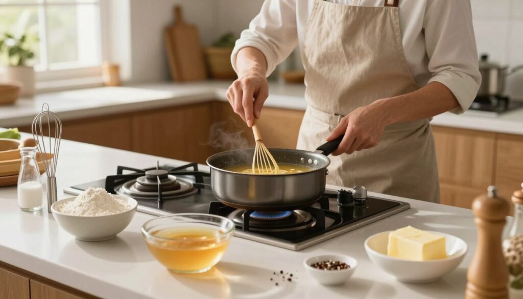 how to make chicken gravy without drippings