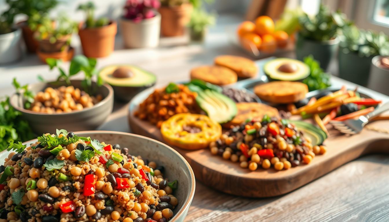 protein rich vegan